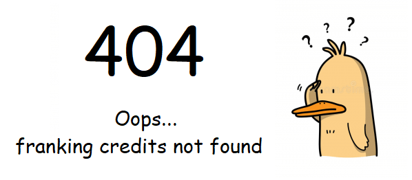 franking credits not found